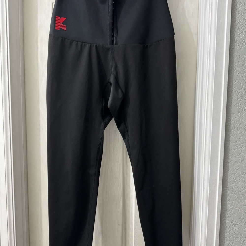 Women’s Corset Sweat Enhancing Black Leggings